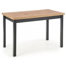 Фото - Обідній стіл Halmar Stół kuchenny Cobalt 120x68 cm dąb wotan/czarny 