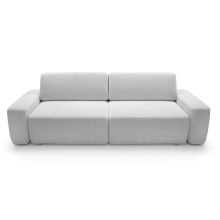 Image of Sofa rozkładana Bouli z pojemnikiem jasnoszara