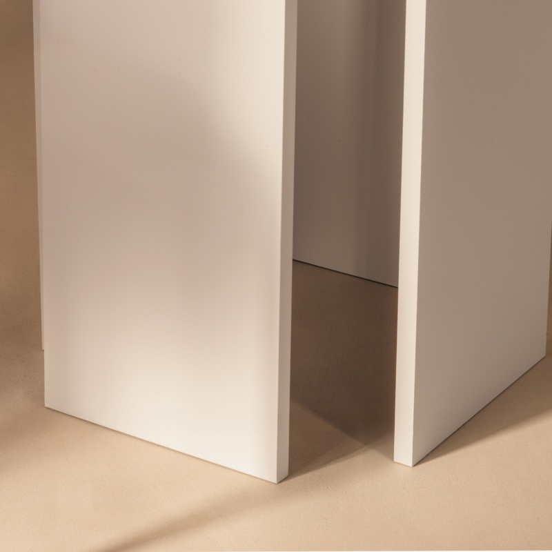 Stół do jadalni Gasper 100 cm, kwadratowy, kaszmirowy