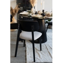 Krzesło drewniane Sherris, czarne