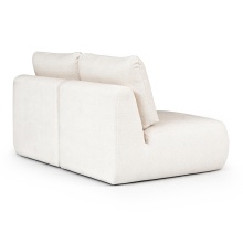 Sofa modułowa 2-osobowa Amalfi, obłe kształty