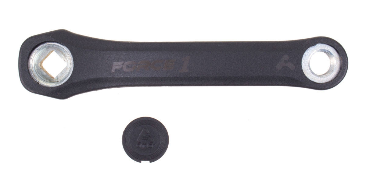 Korba lewa Force 1 150 mm kwadrat stal-pcv czarna