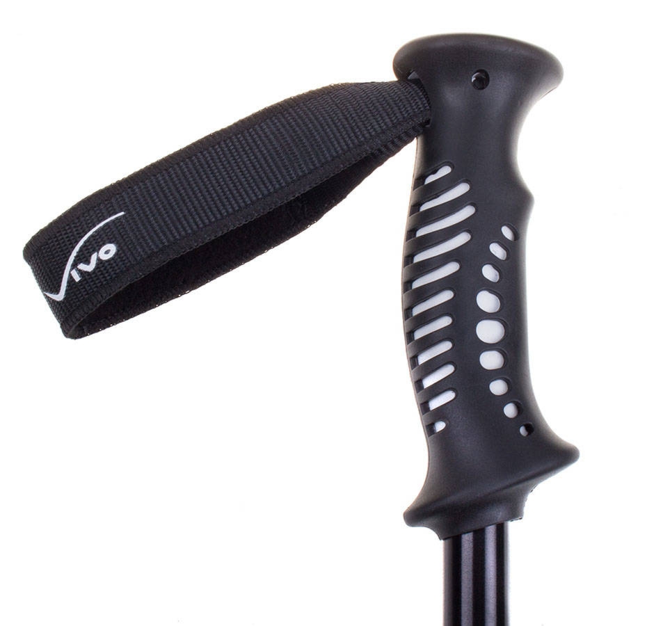 Kije Trekkingowe Vivo TK208 black-silver, system antishock