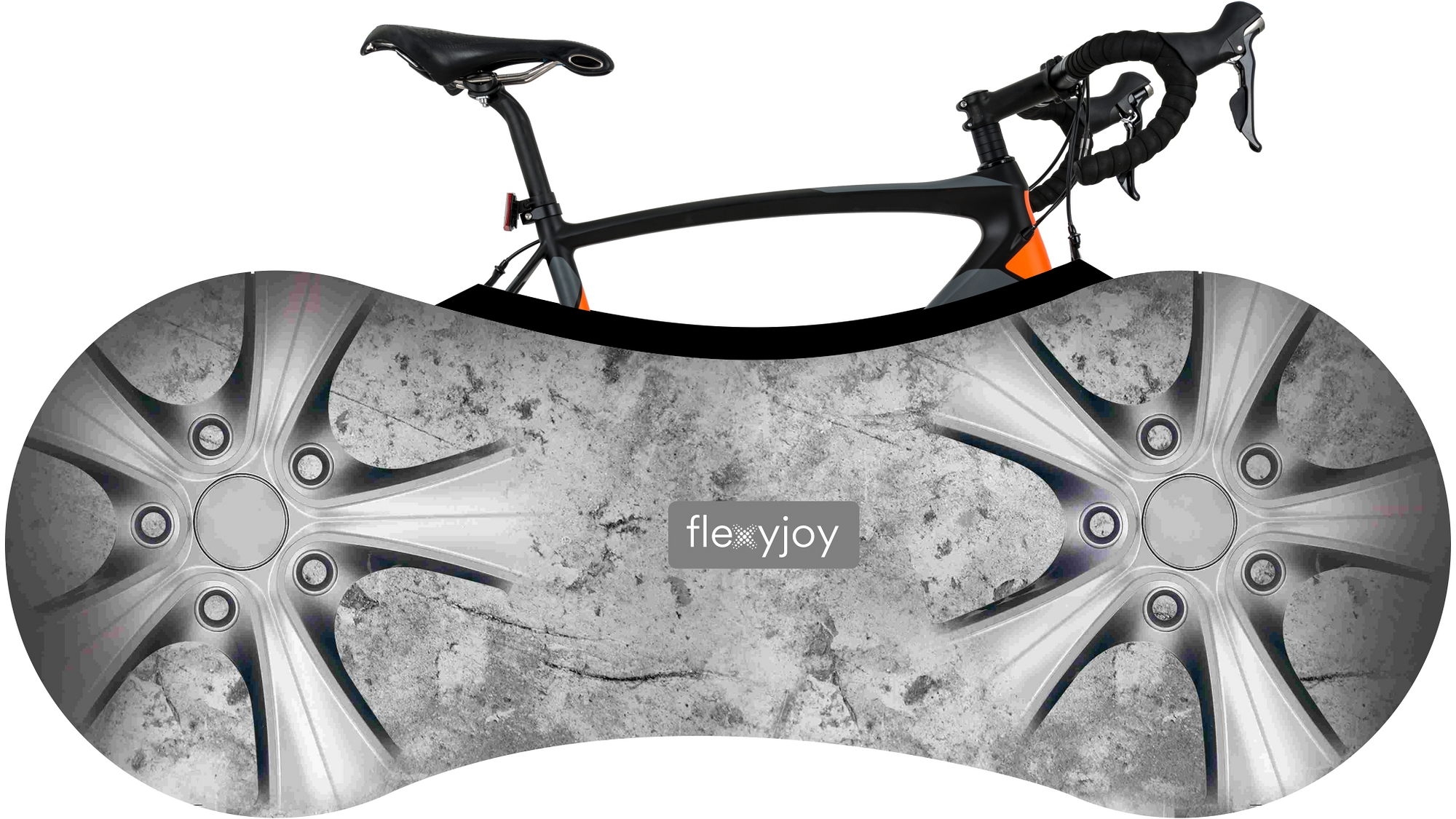 Zdjęcia - Torba rowerowa Flexyjoy Elastyczny, uniwersalny pokrowiec rowerowy z systemem łatwego zak
