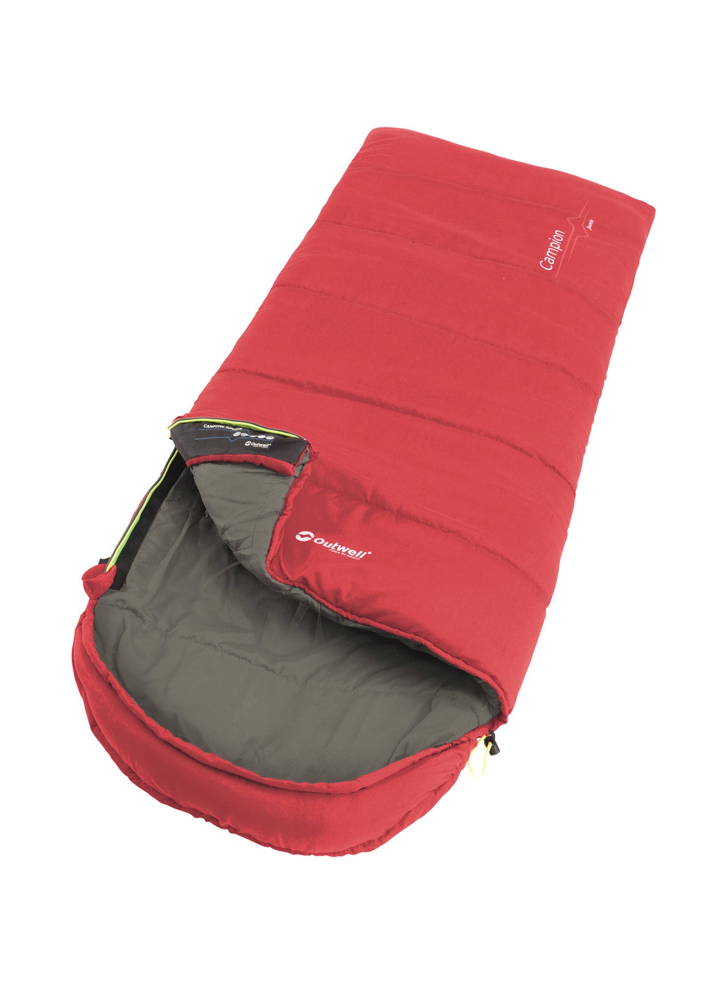 Śpiwór dla dzieci Outwell Campion Junior (140 cm) – red