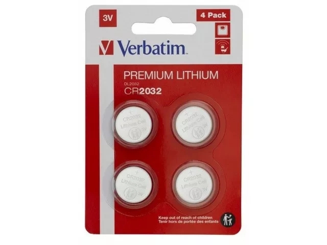 Bateria litowa Verbatim CR2032 (4szt blister)