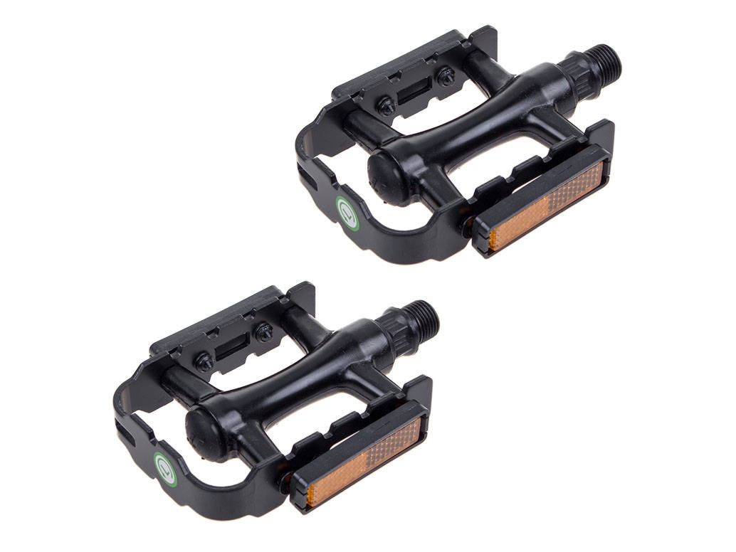 Pedały MTB MJP-97 aluminiowe łożyska EPB (polimerowe) czarne