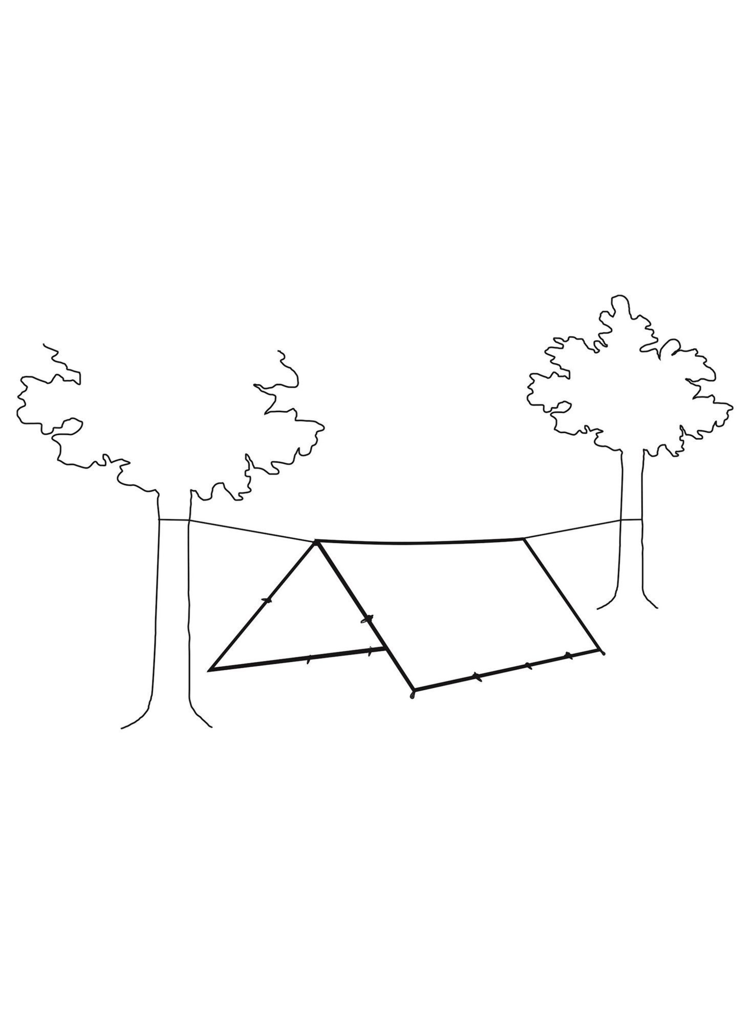 Turystyczny tarp Robens Tarp 4×4 m