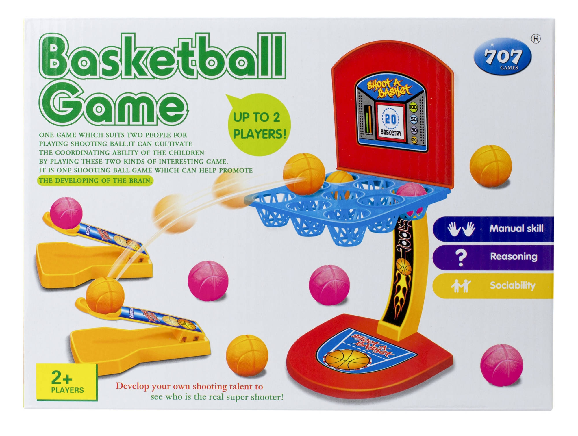 Gra zręcznościowa mini koszykówka 2 graczy