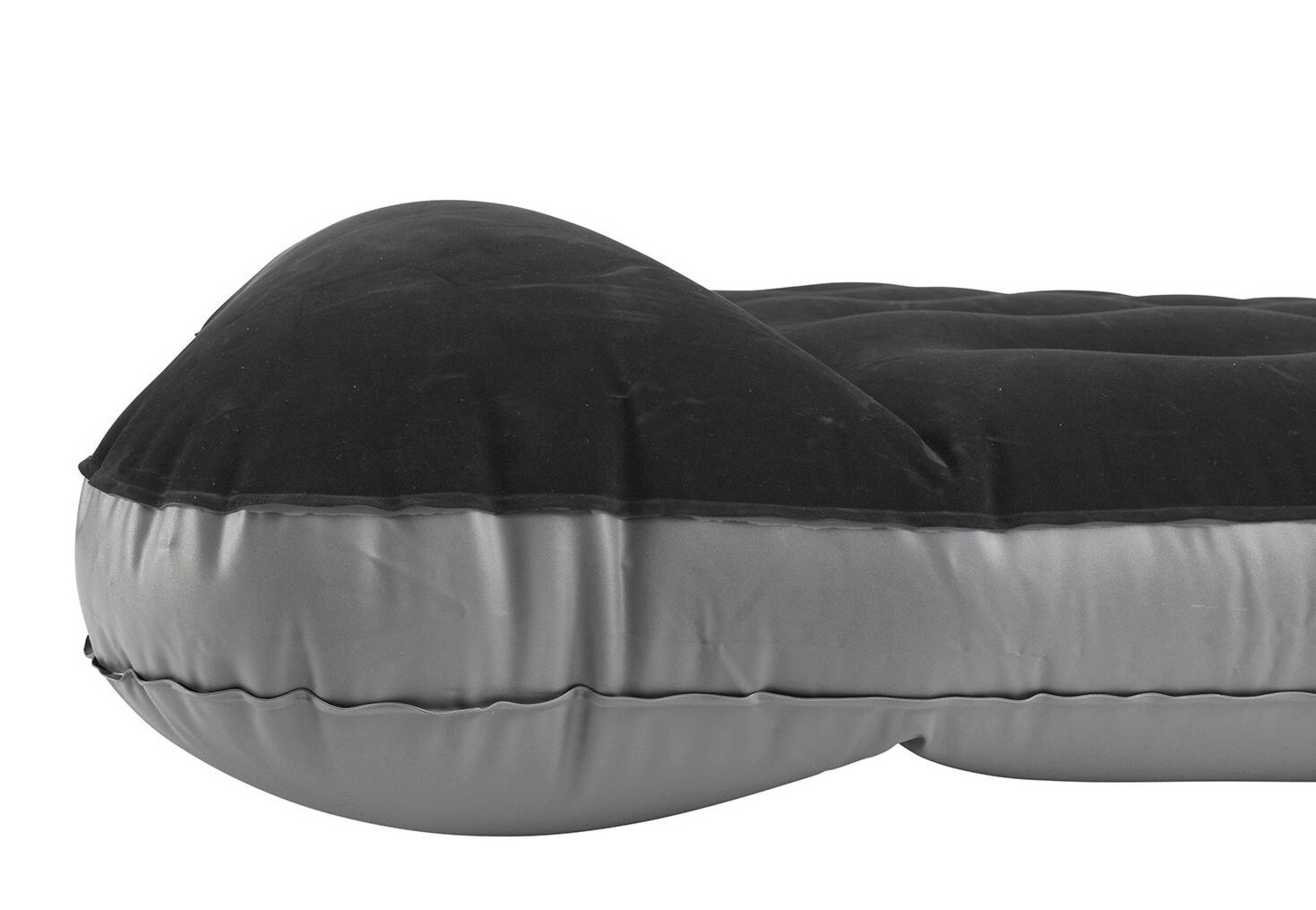 Materac dmuchany Outwell Classic w/pillow & Pump Single – black/grey