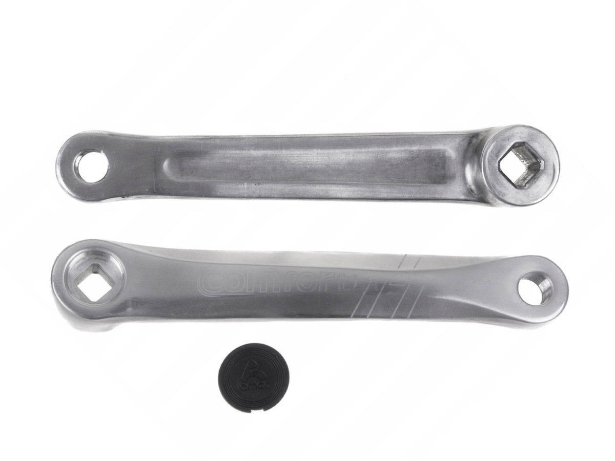 Korba lewa Comfort 170 mm kwadrat aluminium satyna