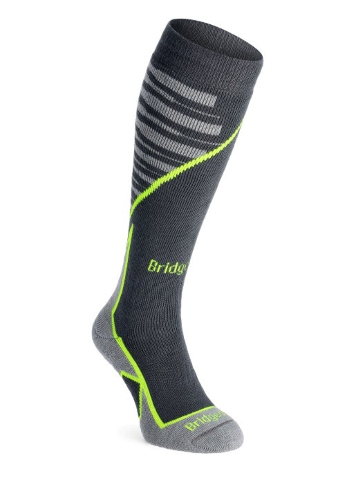 Skarpety narciarskie Bridgedale Ski MW Plus – gunmetal/stone