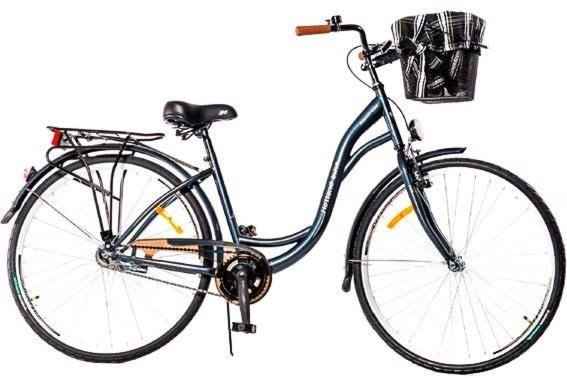 Rower Storm 26″ AMSTERDAM 1-biegowy grafitowy,błotniki grafitowe