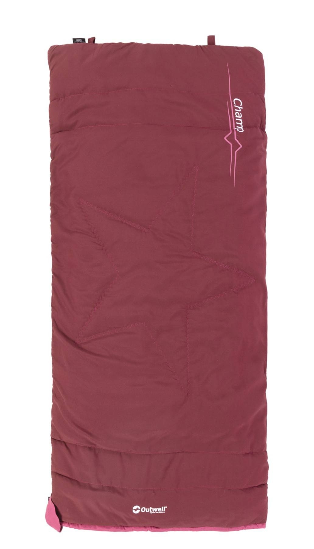 Śpiwór dla dzieci Outwell Champ Kids (130 cm) – deep red