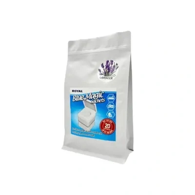 Kapsułki do toalet turystycznych Blue Magic Sachets Lawenda 20 szt – Doypack