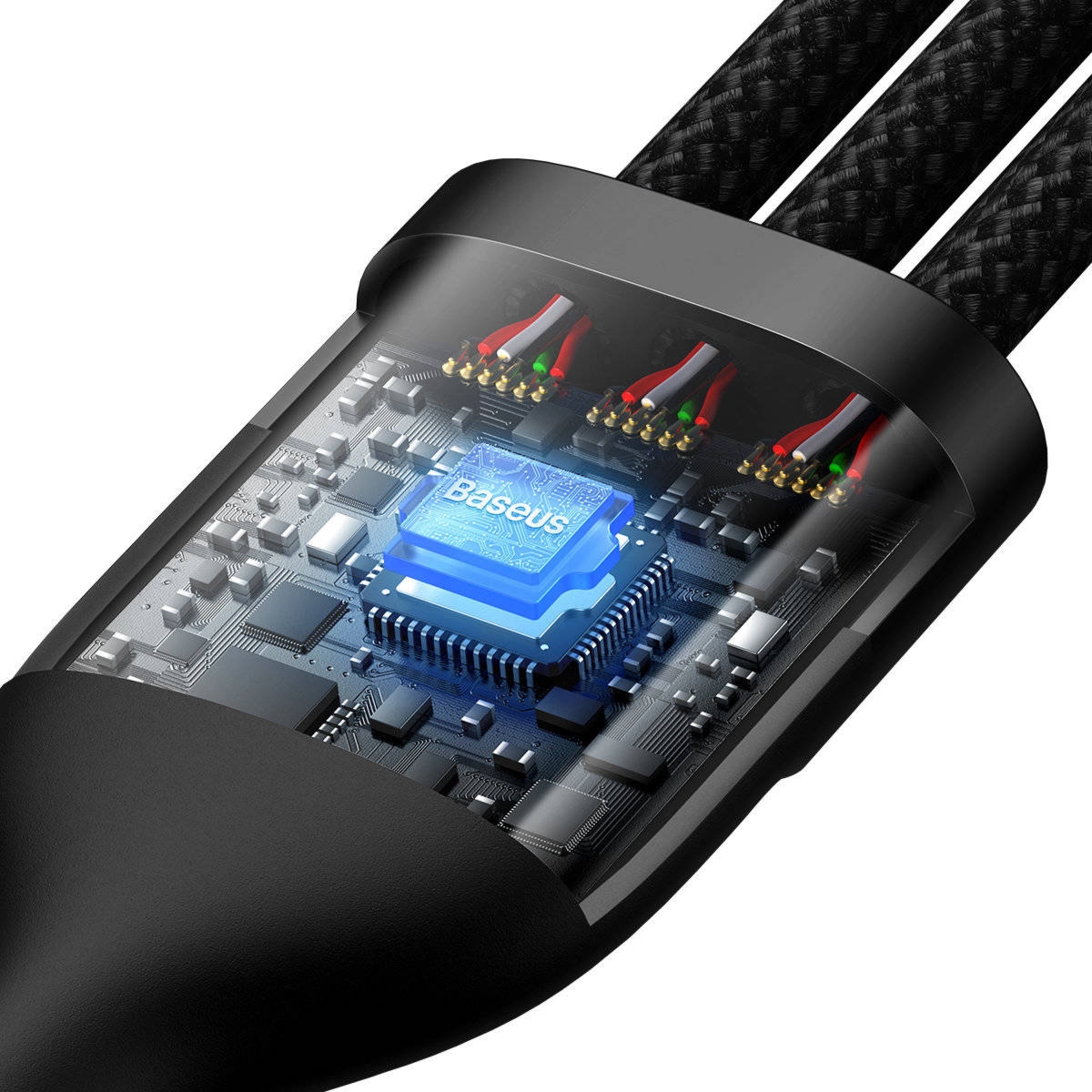 Kabel USB Baseus Flash Series II 100 W 1,2 m czarny (CASS030001)