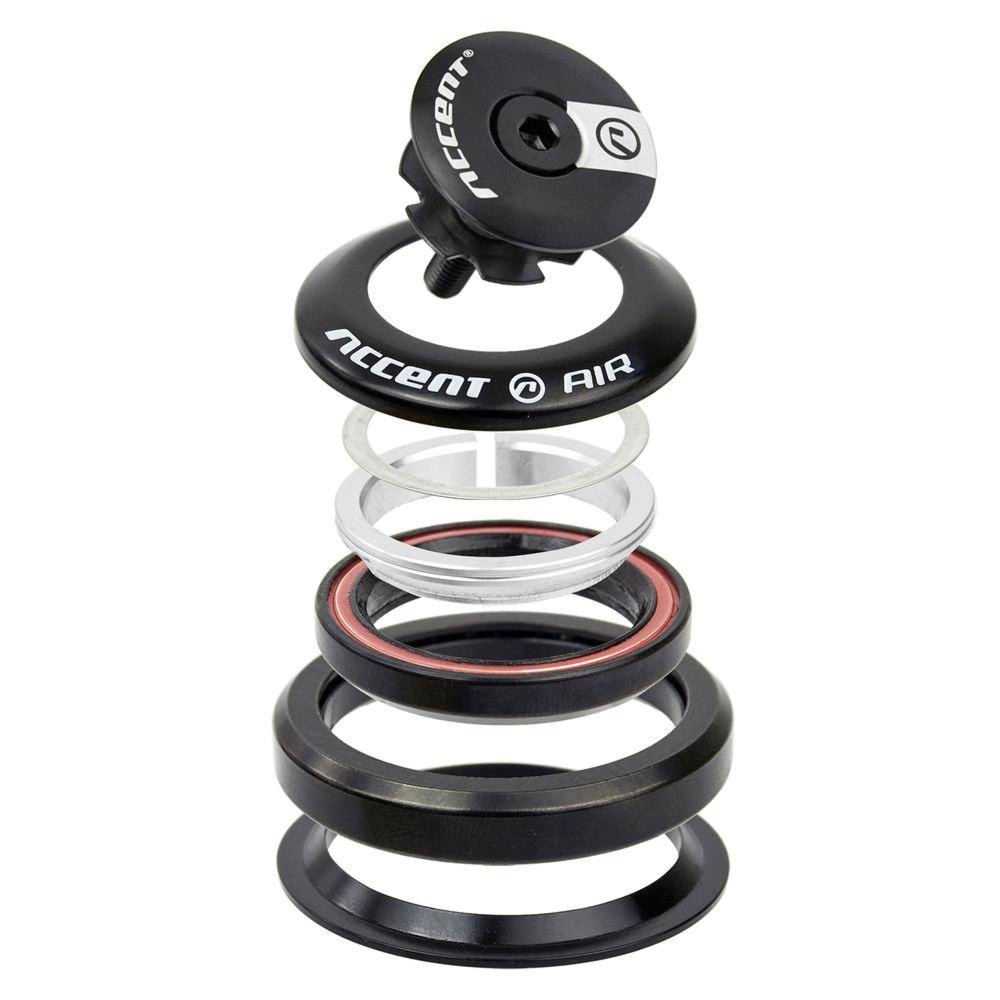 Stery zintegrowane HI-AIR 1-1/8″ IS42/IS42 łożyska maszynowe, czarne