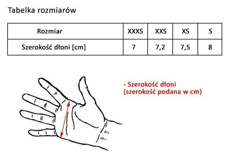 Rękawiczki rower dziecięce Verso SB-01-8805 A różowe