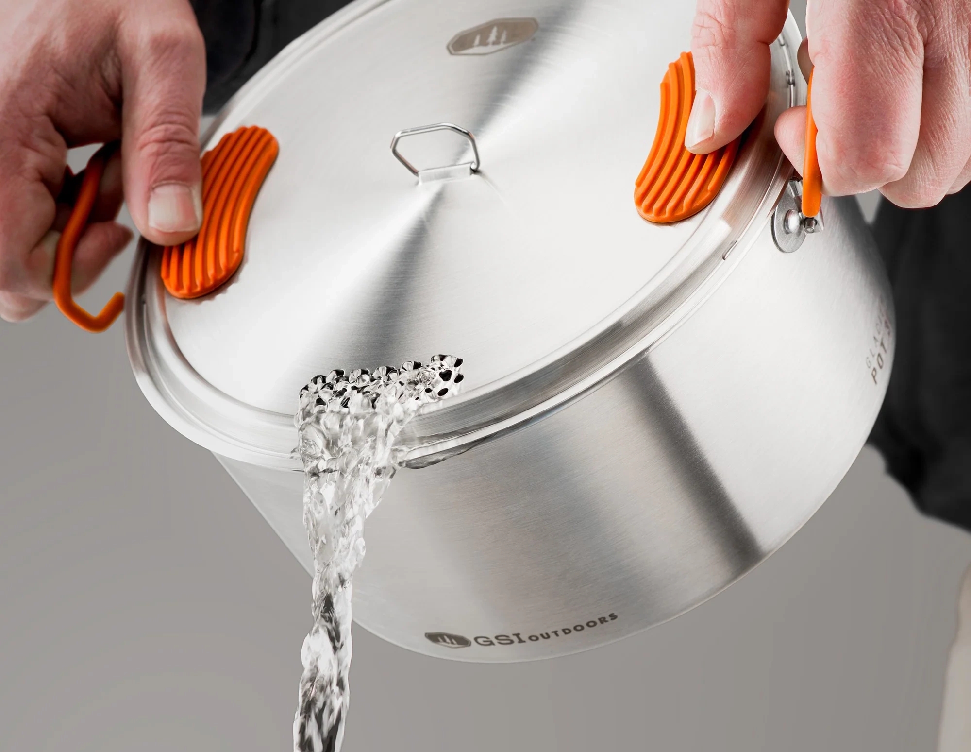 Zestaw garnków GSI Outdoors Glacier Stainless Base Camper Medium