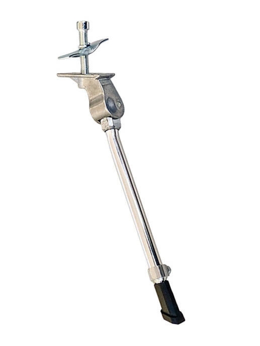 Podpórka alu regulowana 20″- 28″ centralne mocowanie srebrna