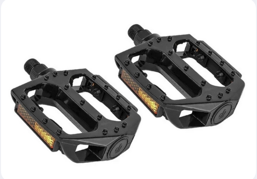 Pedały BMX aluminiowe FP-965-N 1/2″ czarne łożyska kulkowe