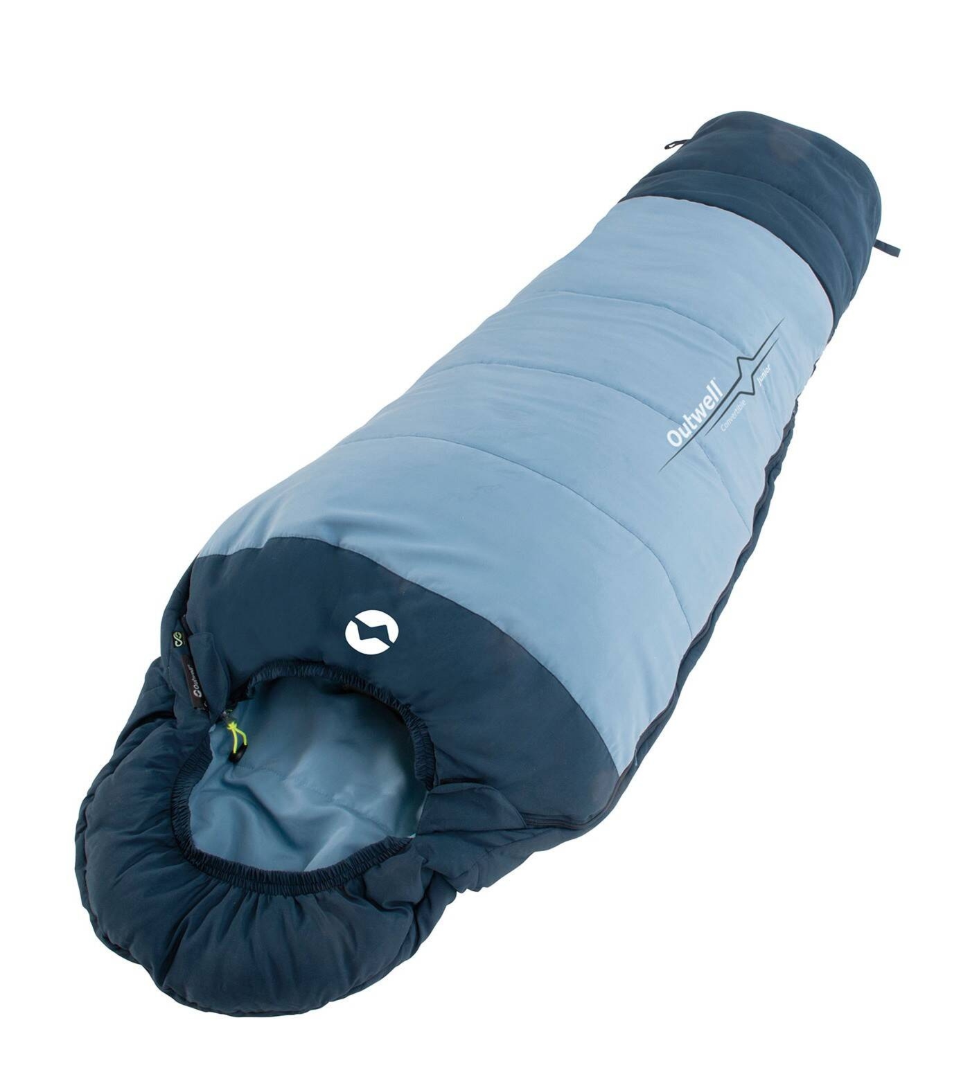 Śpiwór dziecięcy Outwell Convertible Junior (120-150 cm) – ice/navy