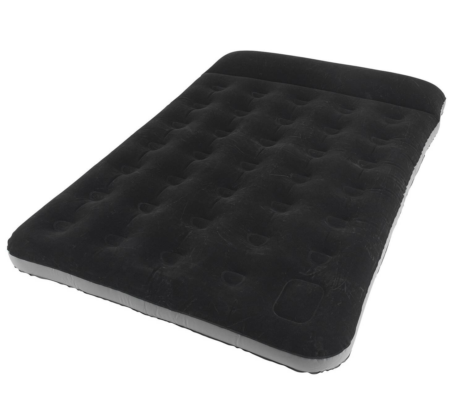 Materac dmuchany Outwell Classic w/pillow & Pump Double – black/grey