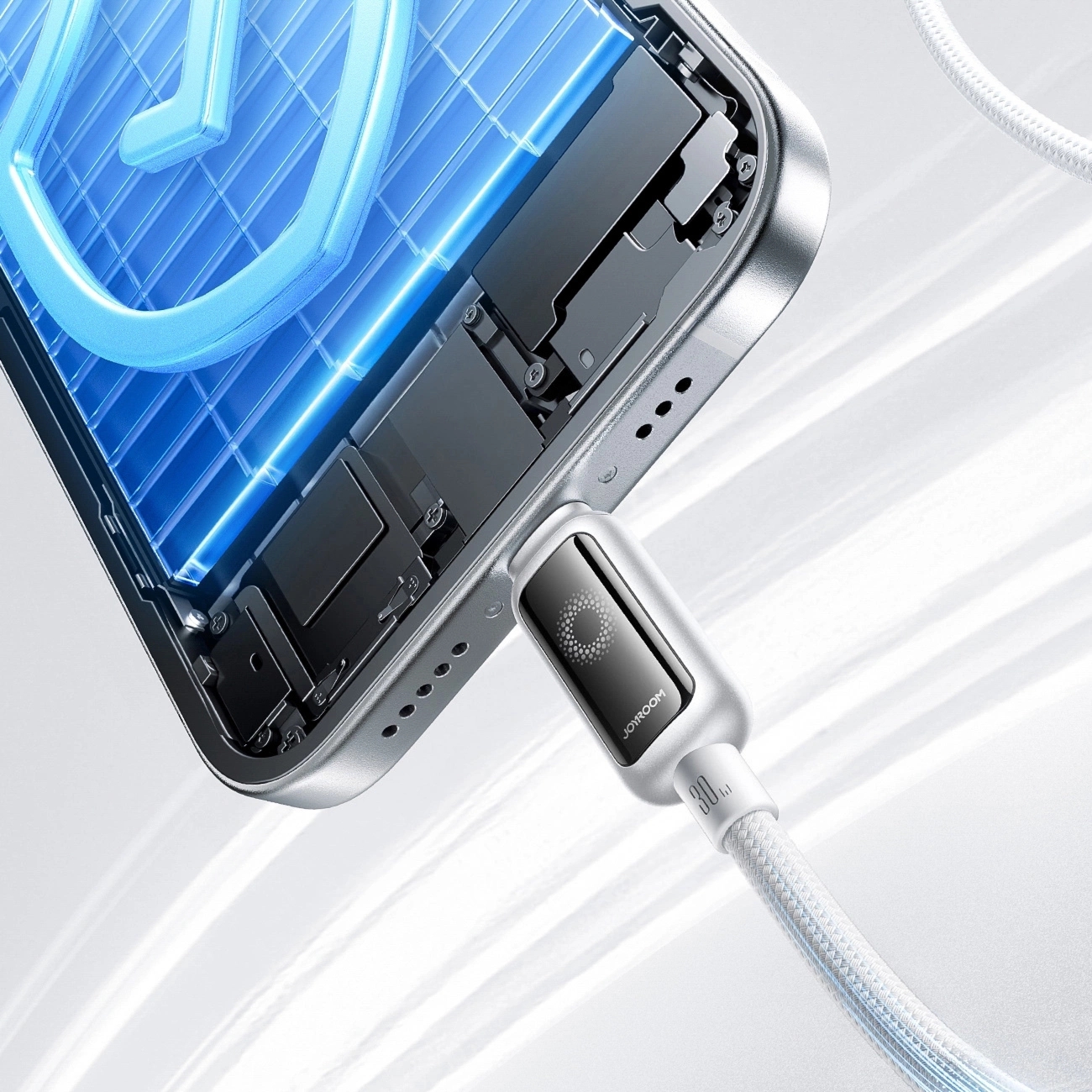 Kabel Joyroom S-A55 StarFlight 30W USB-C – Lightning 1,2m – biały