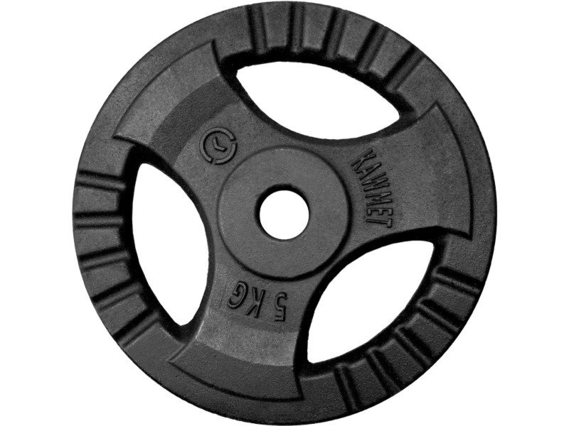Kawmet Obciążenie żeliwne – kierownica 5 kg, otwór 30,5 mm