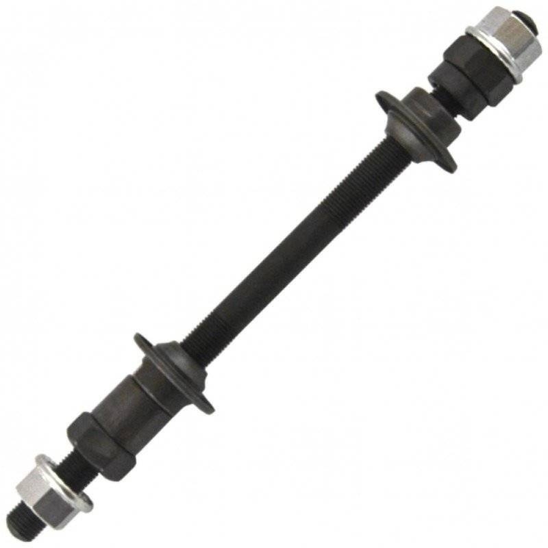 Oś piasty tył komplet Joytech OP-JY734 Cr Mo /3/8 x185 mm utwardzana