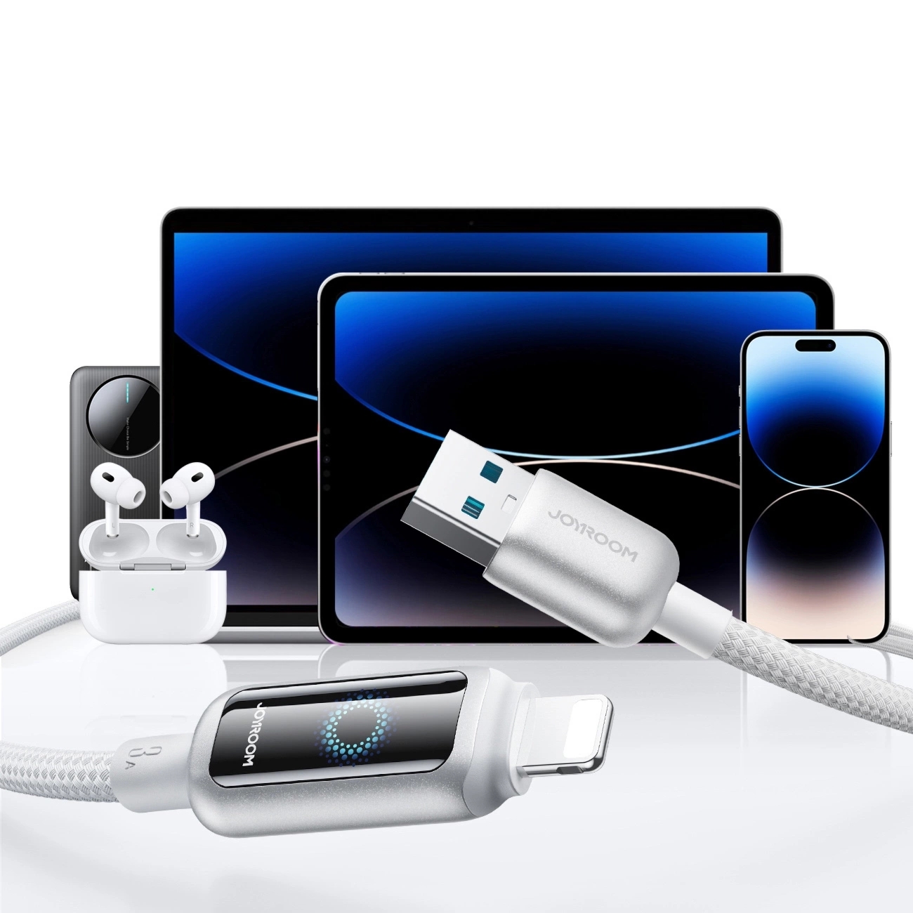 Kabel Joyroom S-A55 StarFlight 3A USB-A – Lightning 1,2m – biały