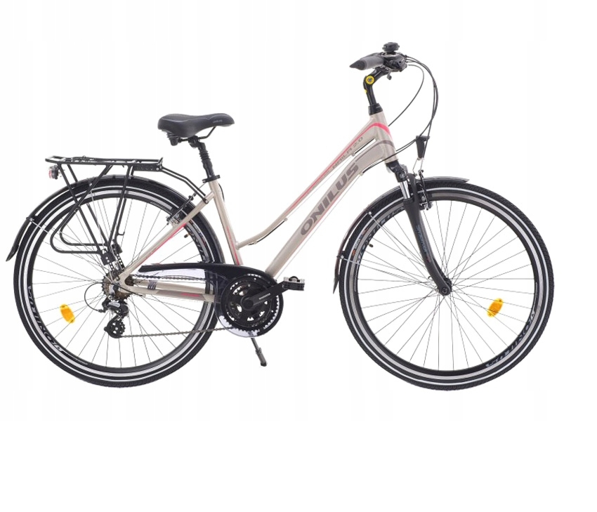 Rower Onilus trekking 28″ NAILA 2.0 damski 19″ piaskowy połysk