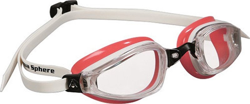 Фото - Сонцезахисні окуляри Aqua Sphere Aquasphere okulary K180 Lady jasne szkła biały-czerwony 