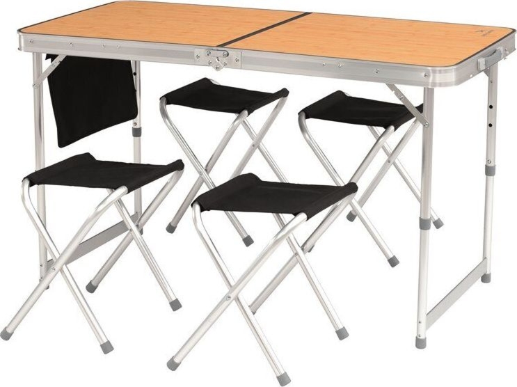 Easy Camp Stolik kempingowy Belfort+4 krzesła