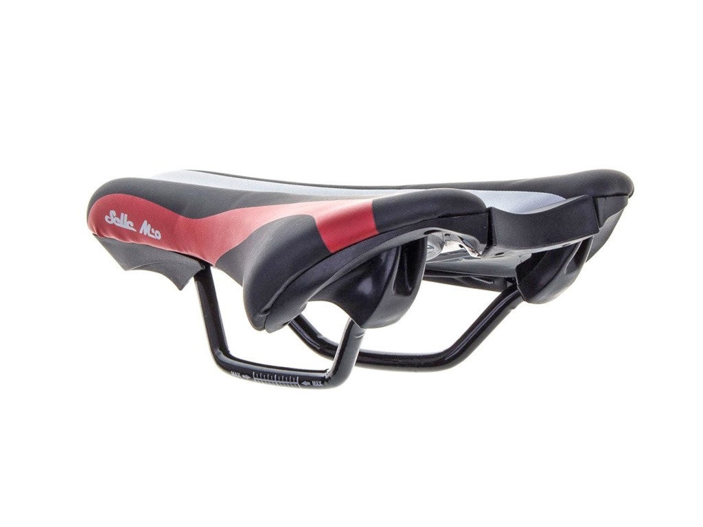 Siodło Selle Mio ORCO czarno-czerwone