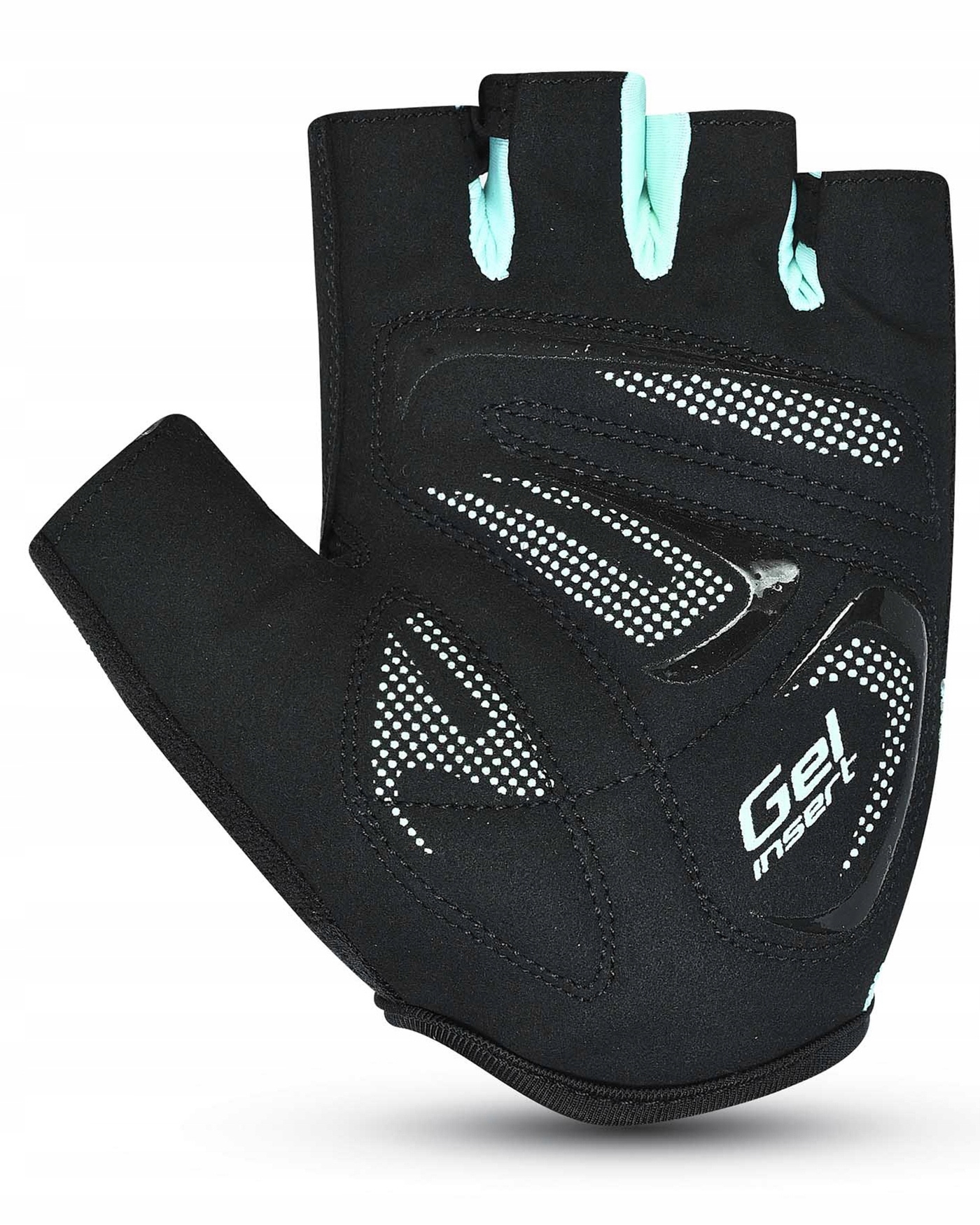 Rękawiczki rower Verso damskie SB-01-3017-CC czarno-niebieskie