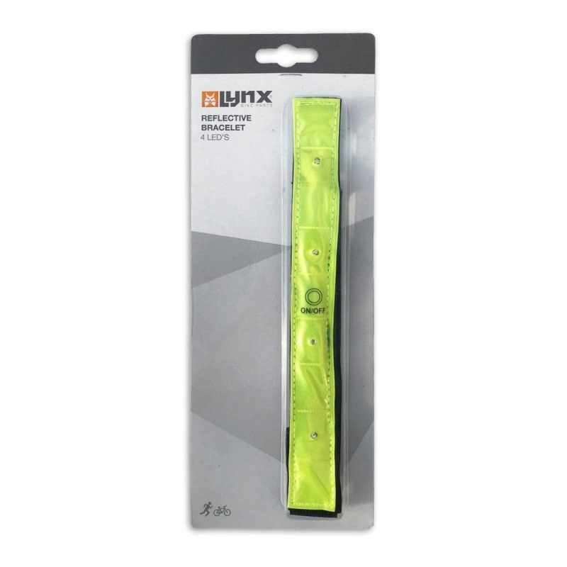 Opaska odblaskowa LYNX 4 LED na rzep
