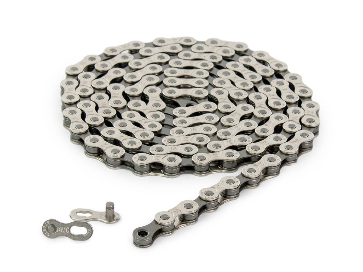 Łańcuch KMC Z-8.3 8-rzędowy 114-ogniw srebrno-brąz kompatybilny z Shimano HG50/ folia