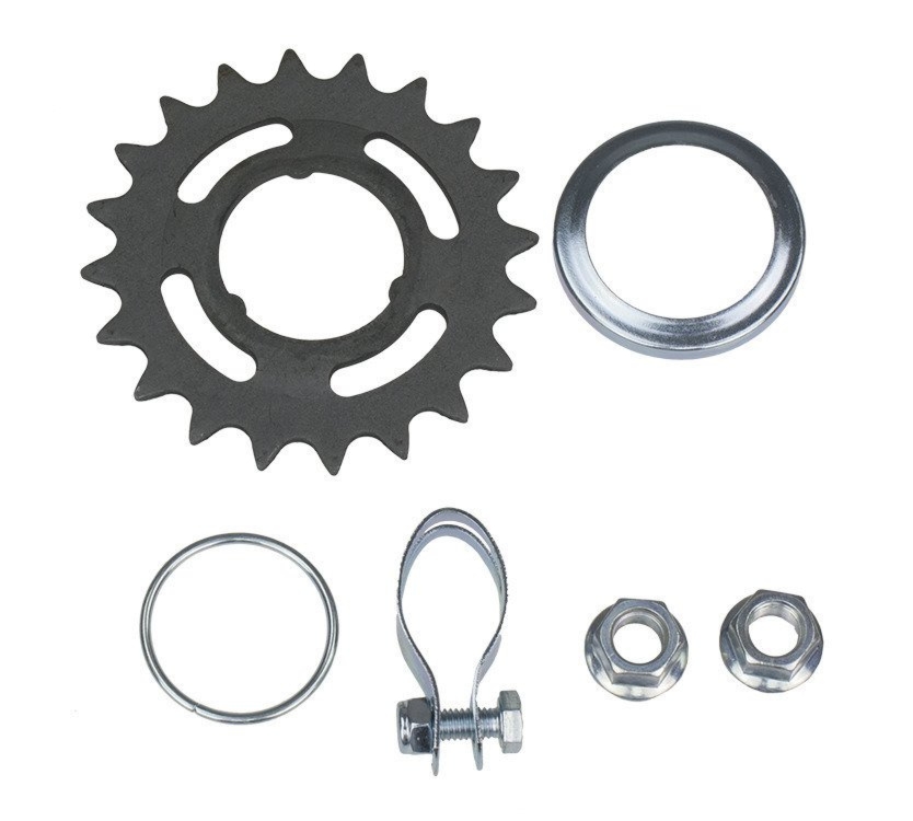 Koło tylne aluminiowe z piastą samohamowną Velosteel 20″