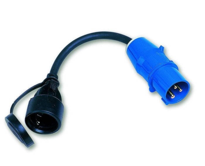 Przedłużacz, adapter CEE-Schuko 30cm (3×2,5 mm2) – Brunner