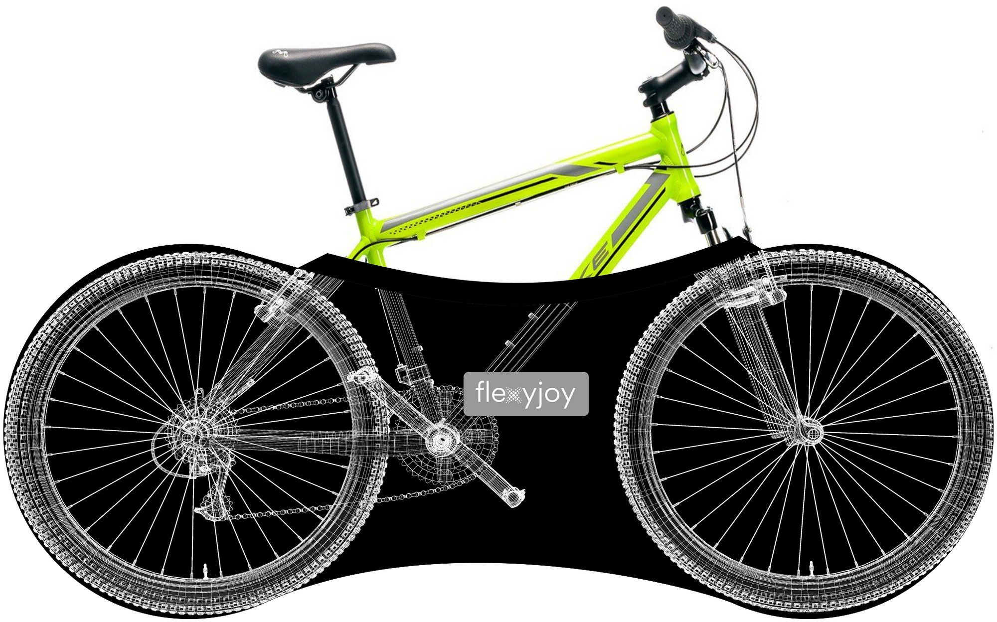 Zdjęcia - Torba rowerowa Flexyjoy Elastyczny, uniwersalny pokrowiec rowerowy FlexyJoy FJB812