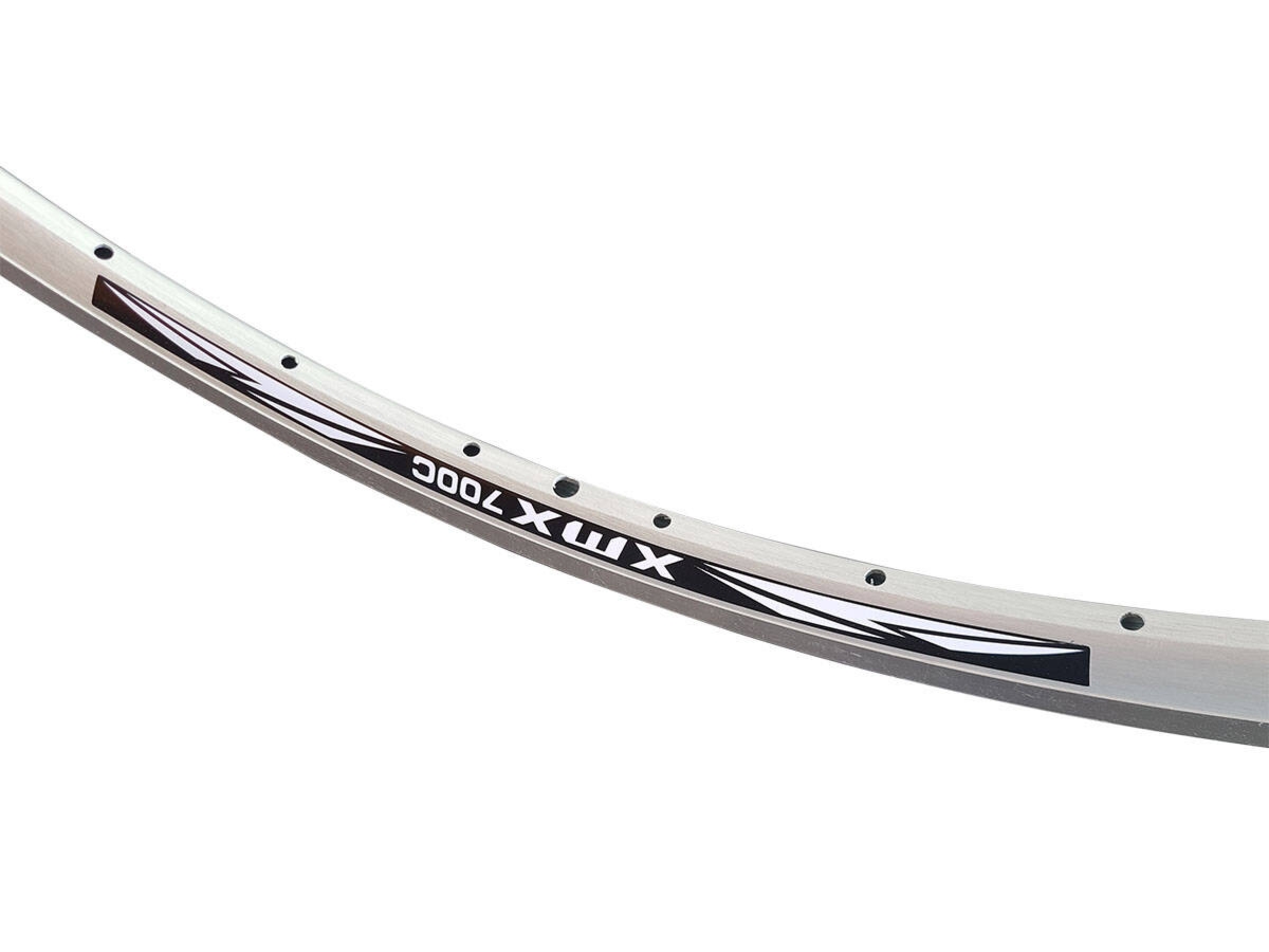 Obręcz XMX szosa 28″ 36-otworów srebrna
