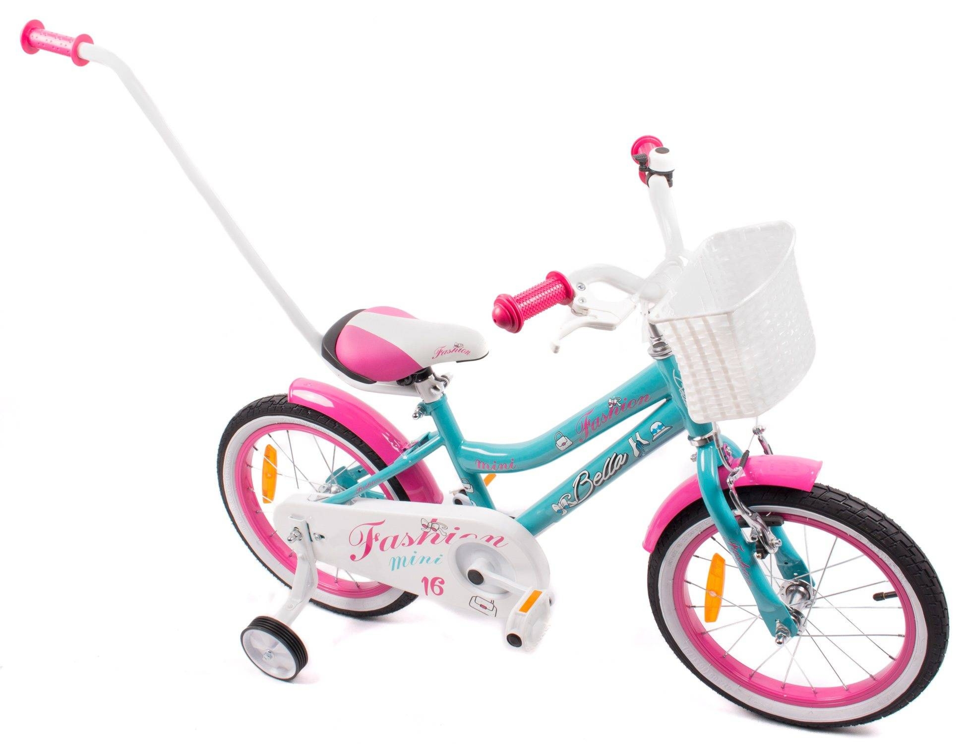 Rower dziecięcy Verso Bella 16″ turquoise-pink