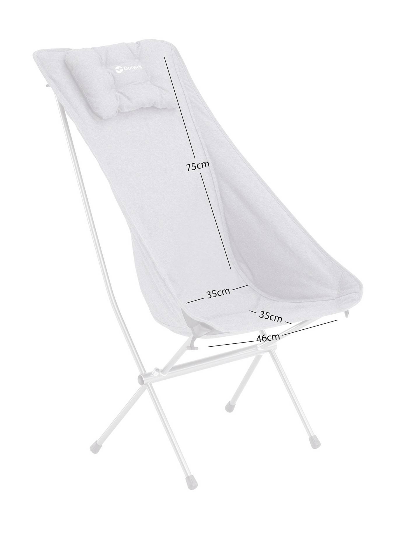 Fotel składany Outwell Tryfan – black/grey