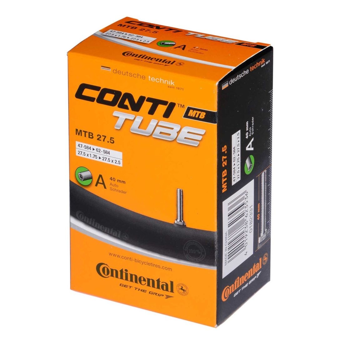 Dętka Continental MTB 27,5″ wentyl auto 40 mm 200g