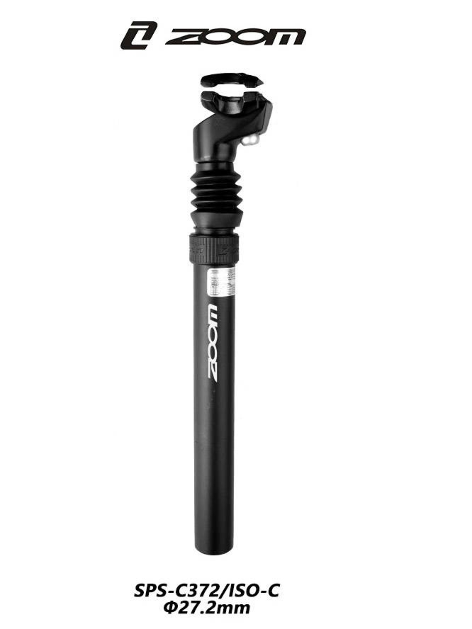 Wspornik siodła Zoom SPS-C372 amortyzowany 350 mm czarny