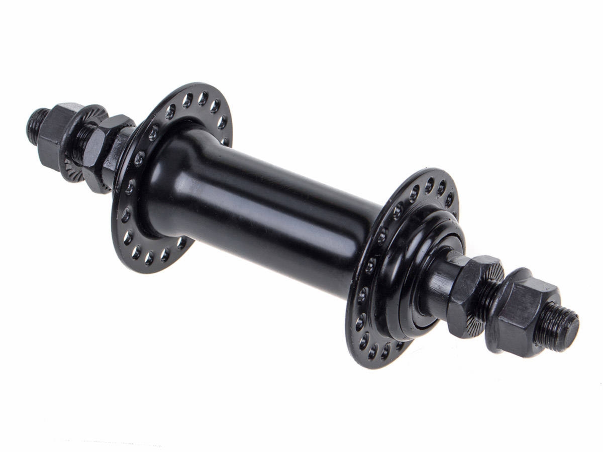 Piasta przód stal XMX FR-04F 36-otworów 3/8″*14G*36H*100*140 czarna