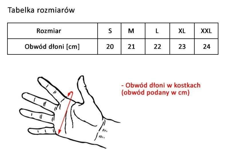 Rękawiczki rowerowe Verso SB-01-7036-B czarno-czerwone