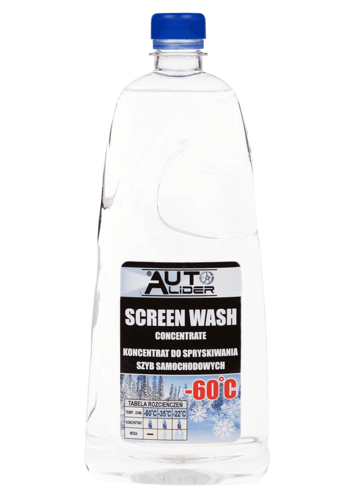 Koncentrat do spryskiwania szyb samochodowych Autolider  -60 C 1000 ml