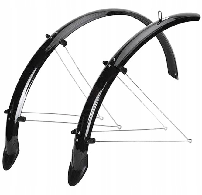Błotnik Orion 26″x 58 mm czarny kpl. z chlapaczem